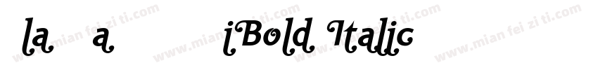 Ela Swashes SemiBold Italic PDF字体转换